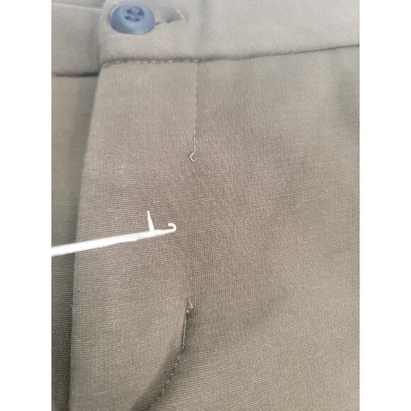 Lululemon Sz 4 City Trek Trouser Pants Mid Rise Green Reflective Hem - Picture 6 of 10